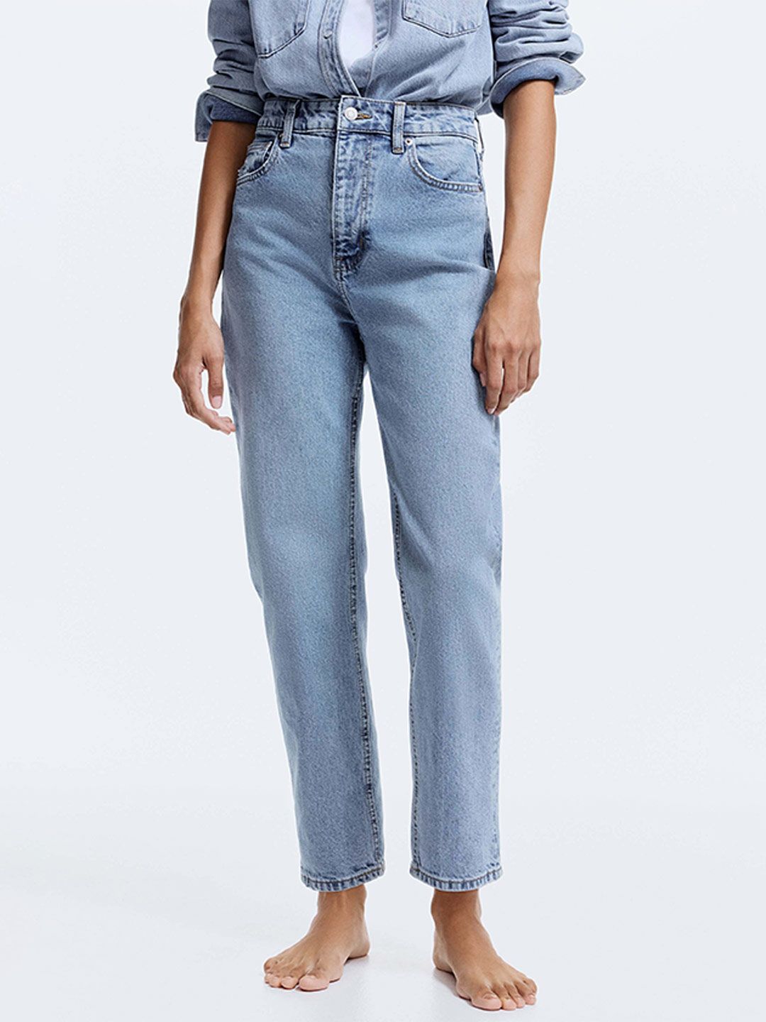 H&M Slim Fit Mom High Ankle Jeans-image-45