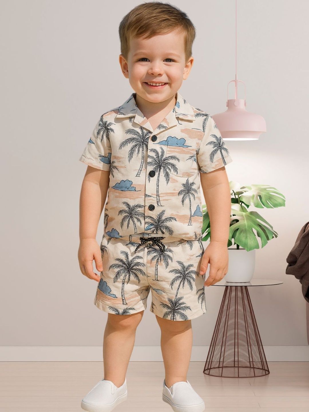 FASHION GRAB Boys Printed Shirt with Shorts-picture-29