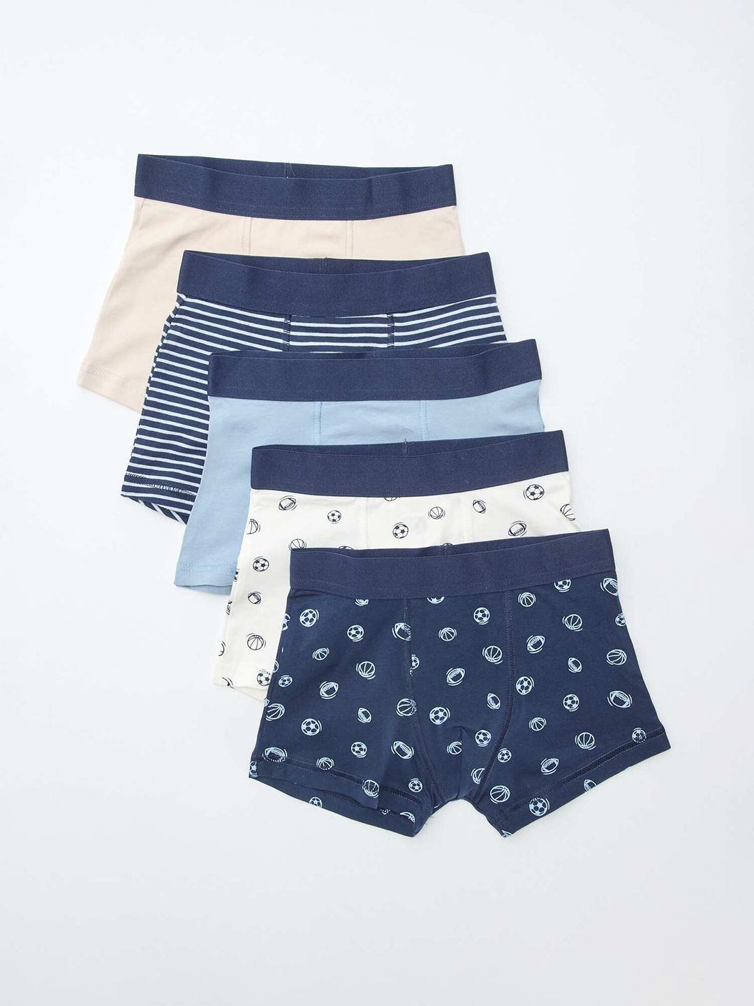 KIABI Pack of 5 Printed Short Trunks-picture-10