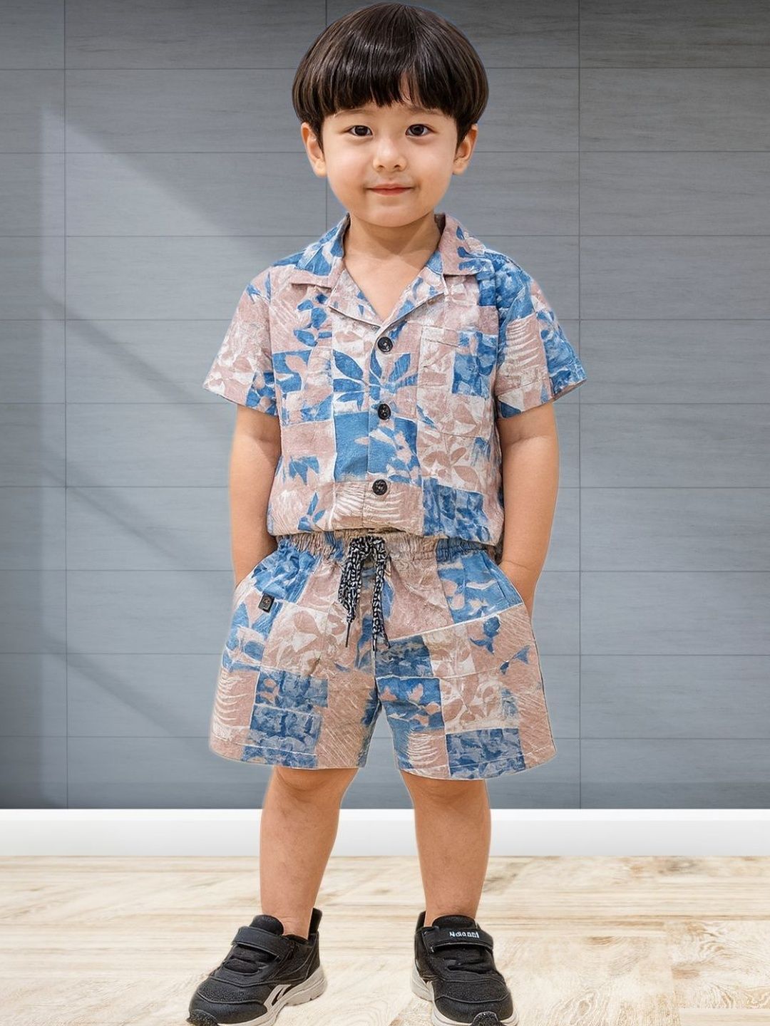 FASHION GRAB Boys Printed Shirt with Shorts-picture-32