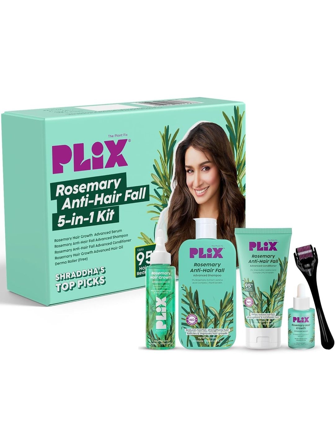 PLIX THE PLANT FIX Set Of 5 Rosemary Anti- Hairfall 5 In 1 Kit