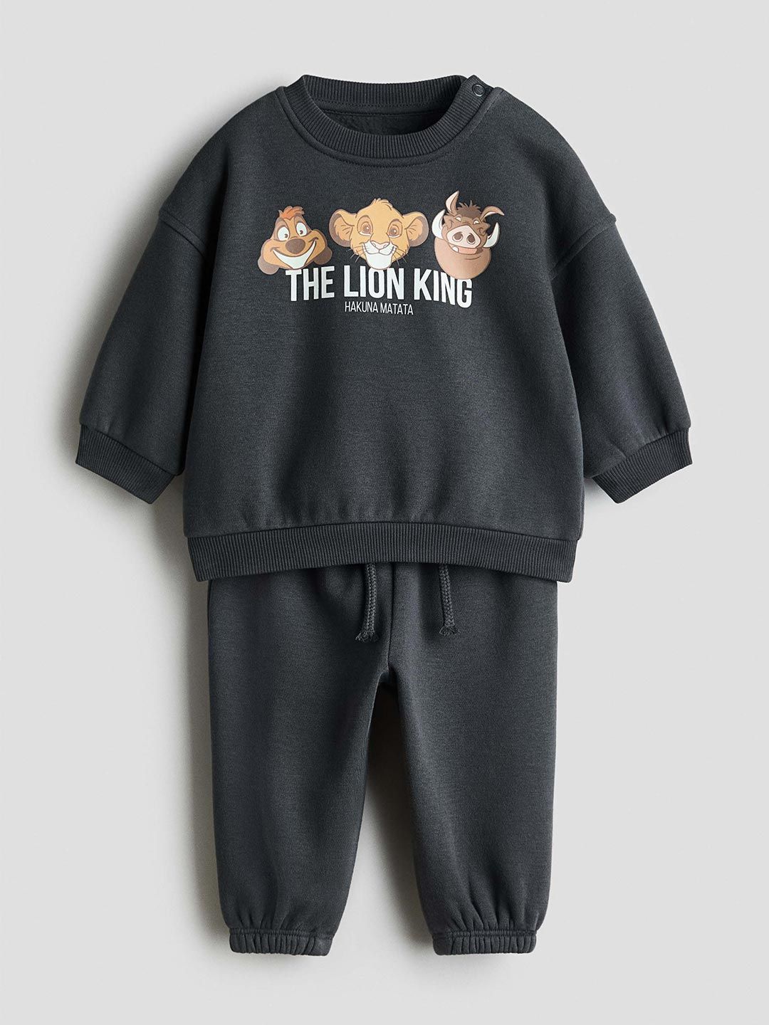 H&M 2-Piece Printed Sweatshirt Set