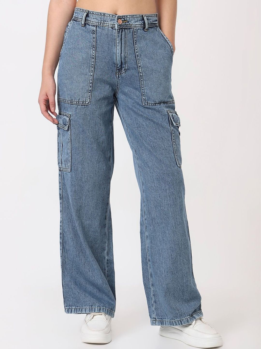 Kraus Jeans Women High-Rise Cargos Trousers-picture-37