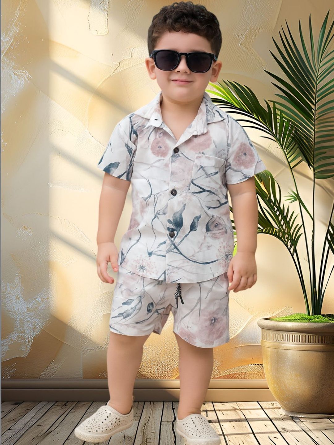 FASHION GRAB Boys Printed Shirt with Shorts-picture-33