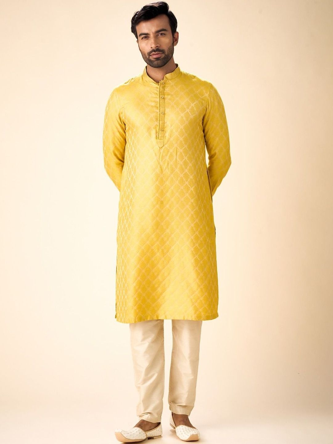 Manyavar Men Regular Kurta with Trousers-picture-49