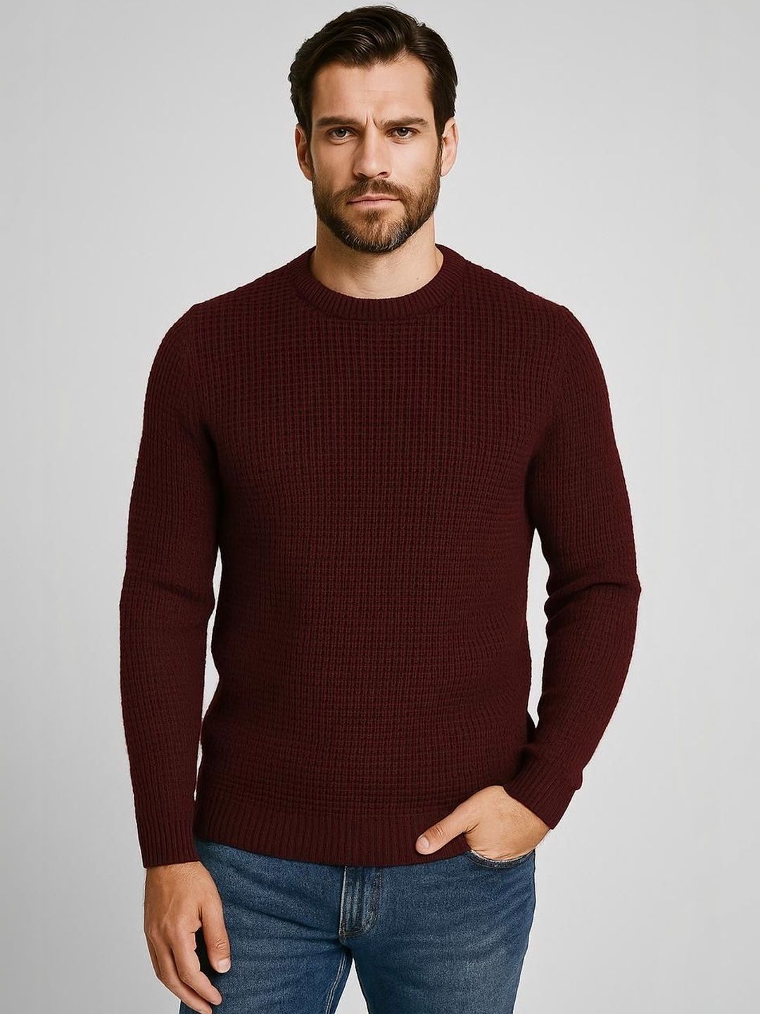 Colorchakra Men Woollen Pullover-picture-34