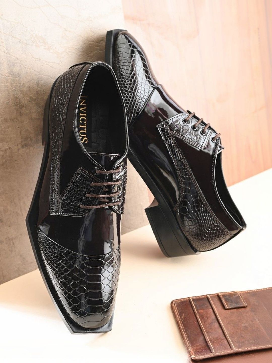 INVICTUS Men Square Toe Formal Derbys-picture-11