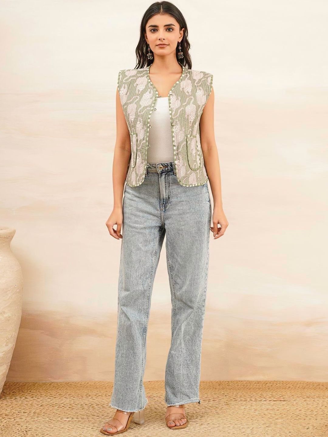 GOODHAND Women Checked Quilted Jacket-picture-26