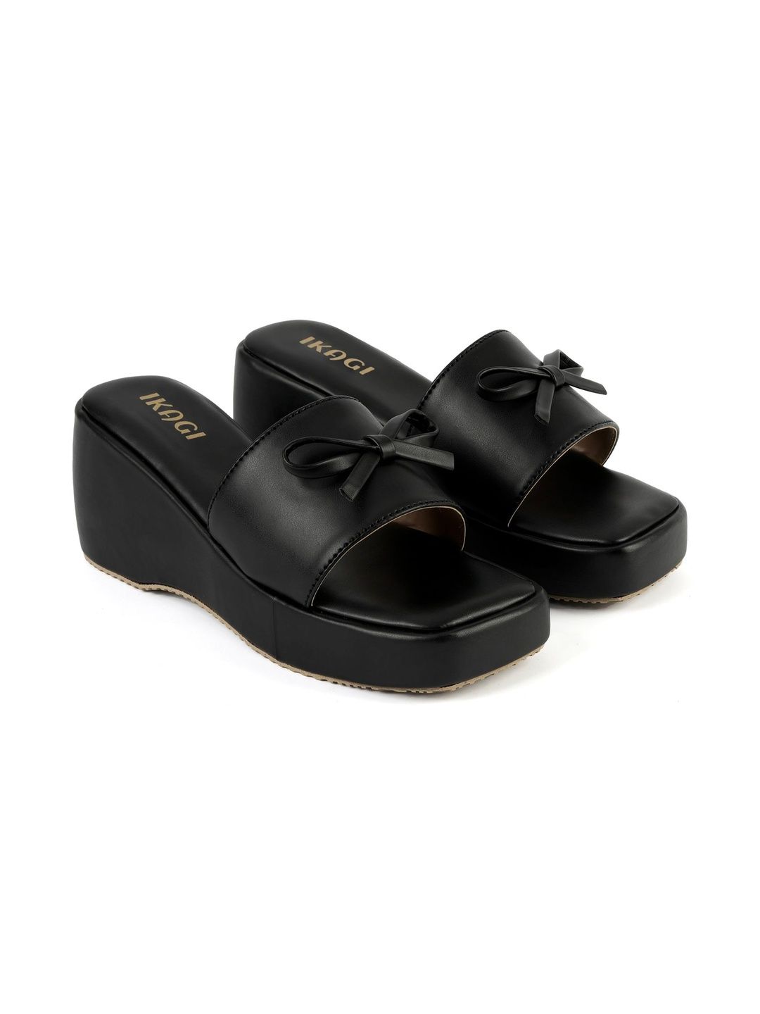 IKAGI Wedge Sandals with Bows-picture-21