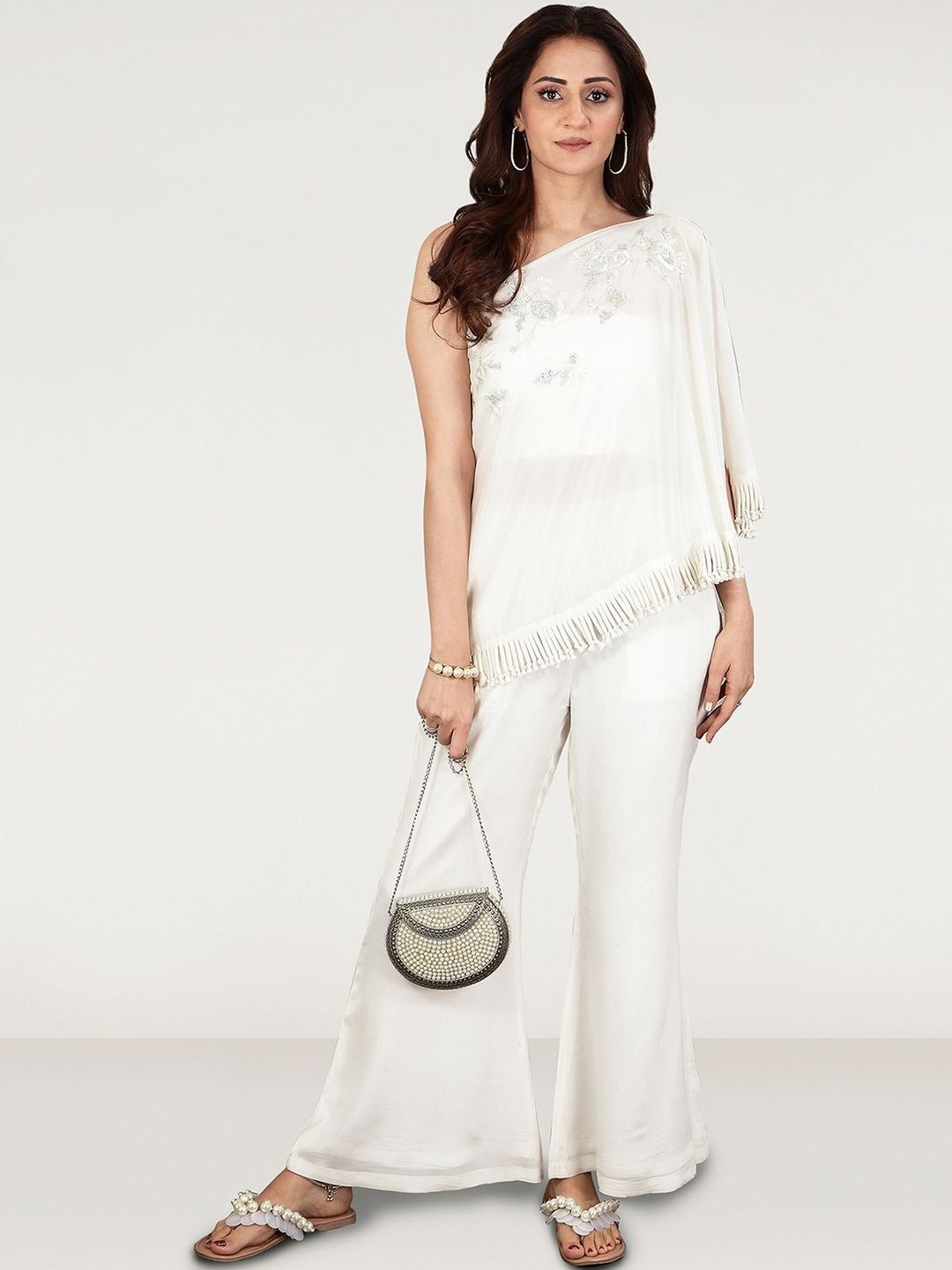 MOI Women Embroidered Top & Trousers Co-Ords-picture-13