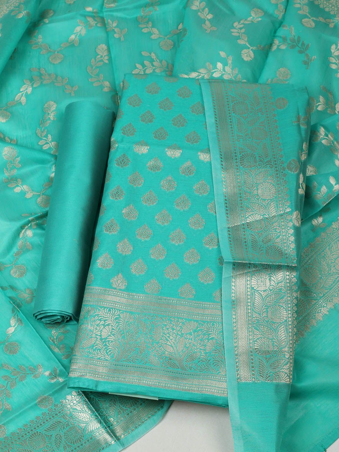 Meena Bazaar Unstitched Dress Material-picture-11