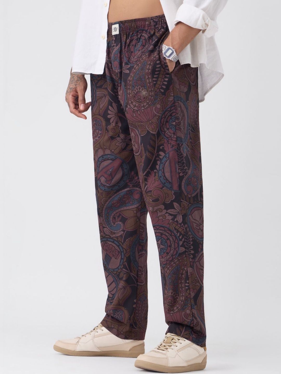 The Souled Store Printed Lounge Pants-picture-11