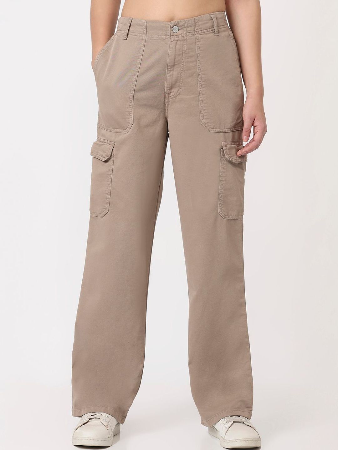 Kraus Jeans Women High-Rise Cargos Trousers-picture-11