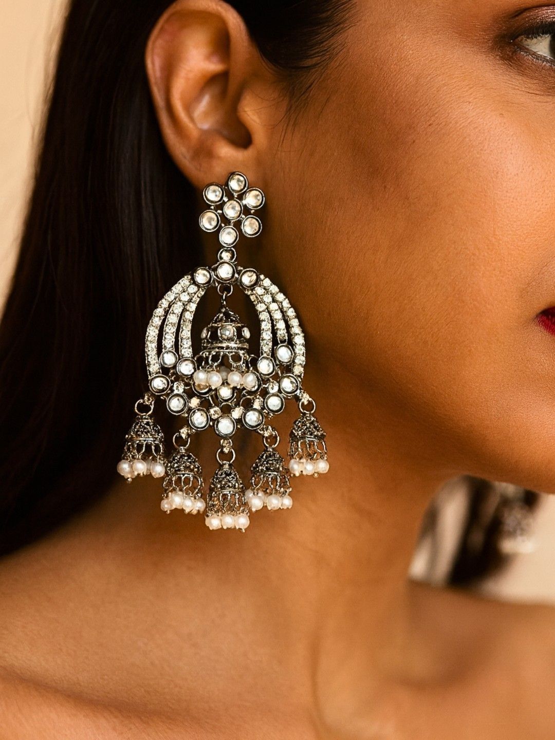 UnfoldSelf Geometric Drop Earrings-picture-8