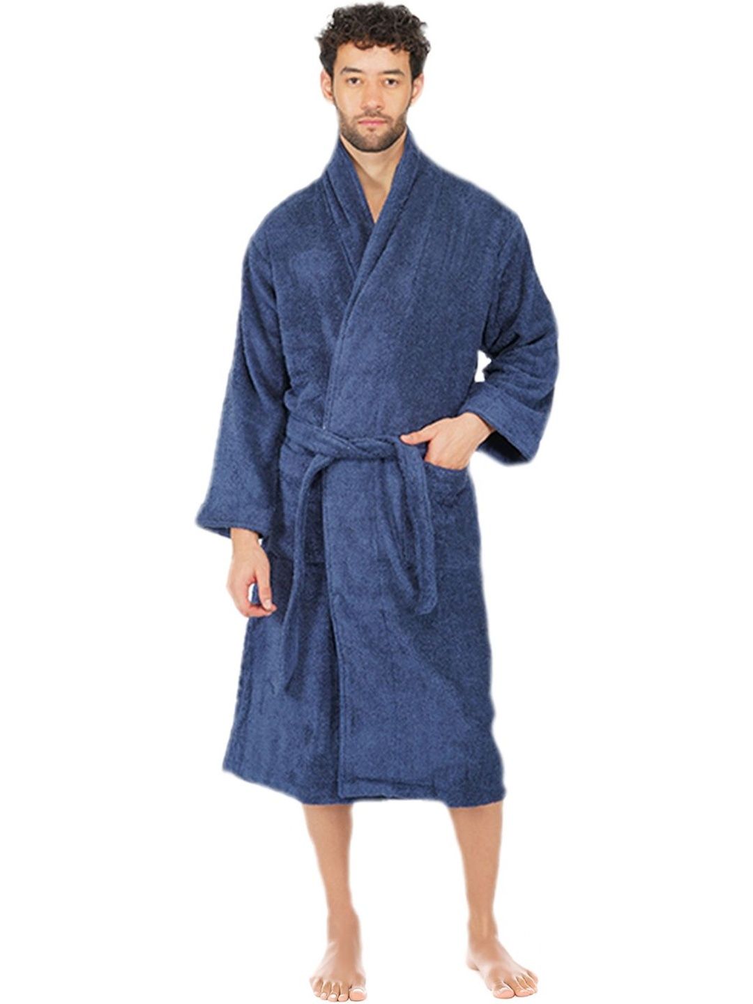 RANGOLI Organic Bamboo Bath Robe With Wraps-image-19