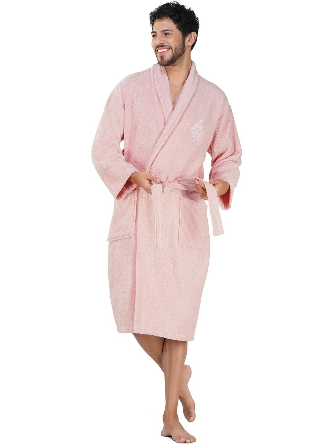 RANGOLI Organic Bamboo Bath Robe With Wraps-image-17