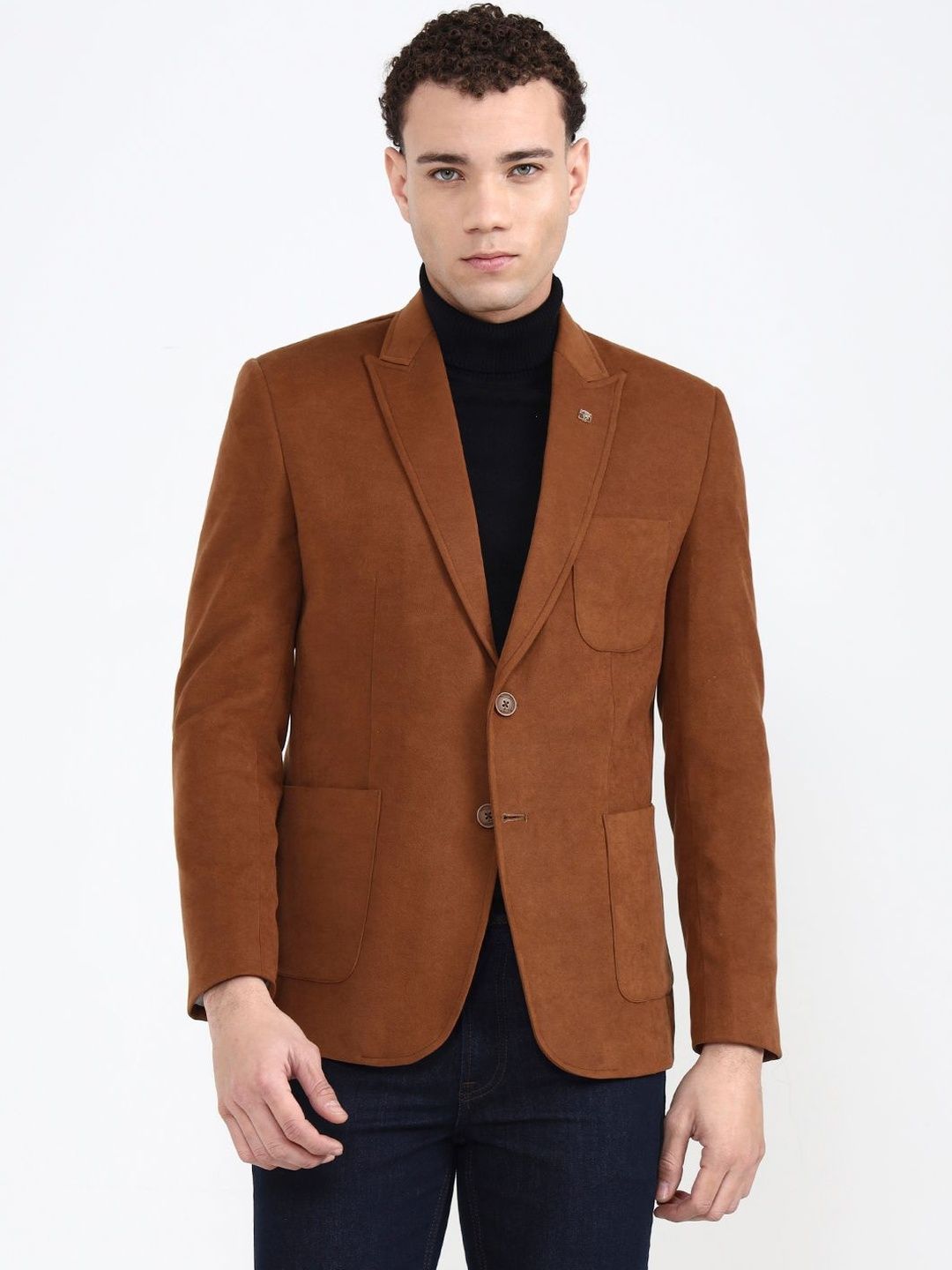 WYRE Notched Lapel Single-Breasted Formal Blazer-picture-18