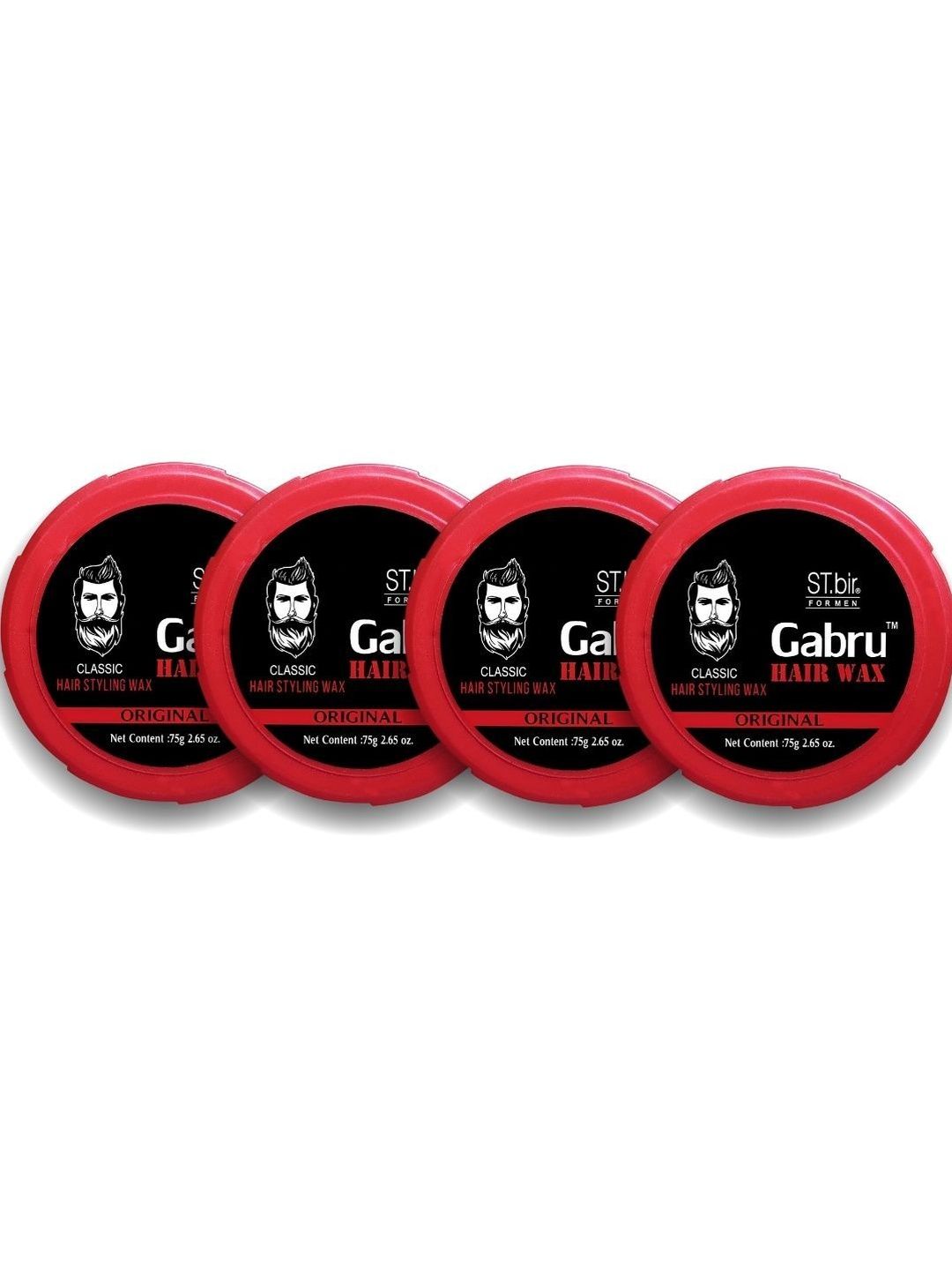 GABRU Set Of 4 Men Long Lasting Hair Styling Wax - 75 g Each-image-46