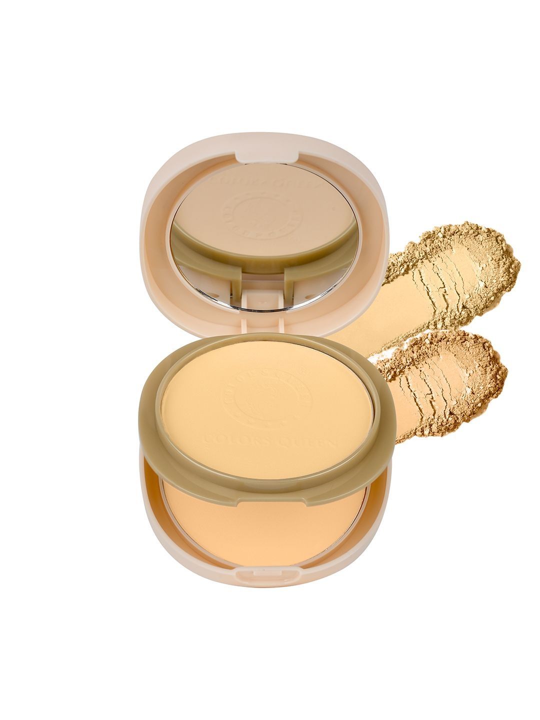 Colors Queen Matte Perfecting 2 In 1 Compact Powder- Golden Beige-picture-11