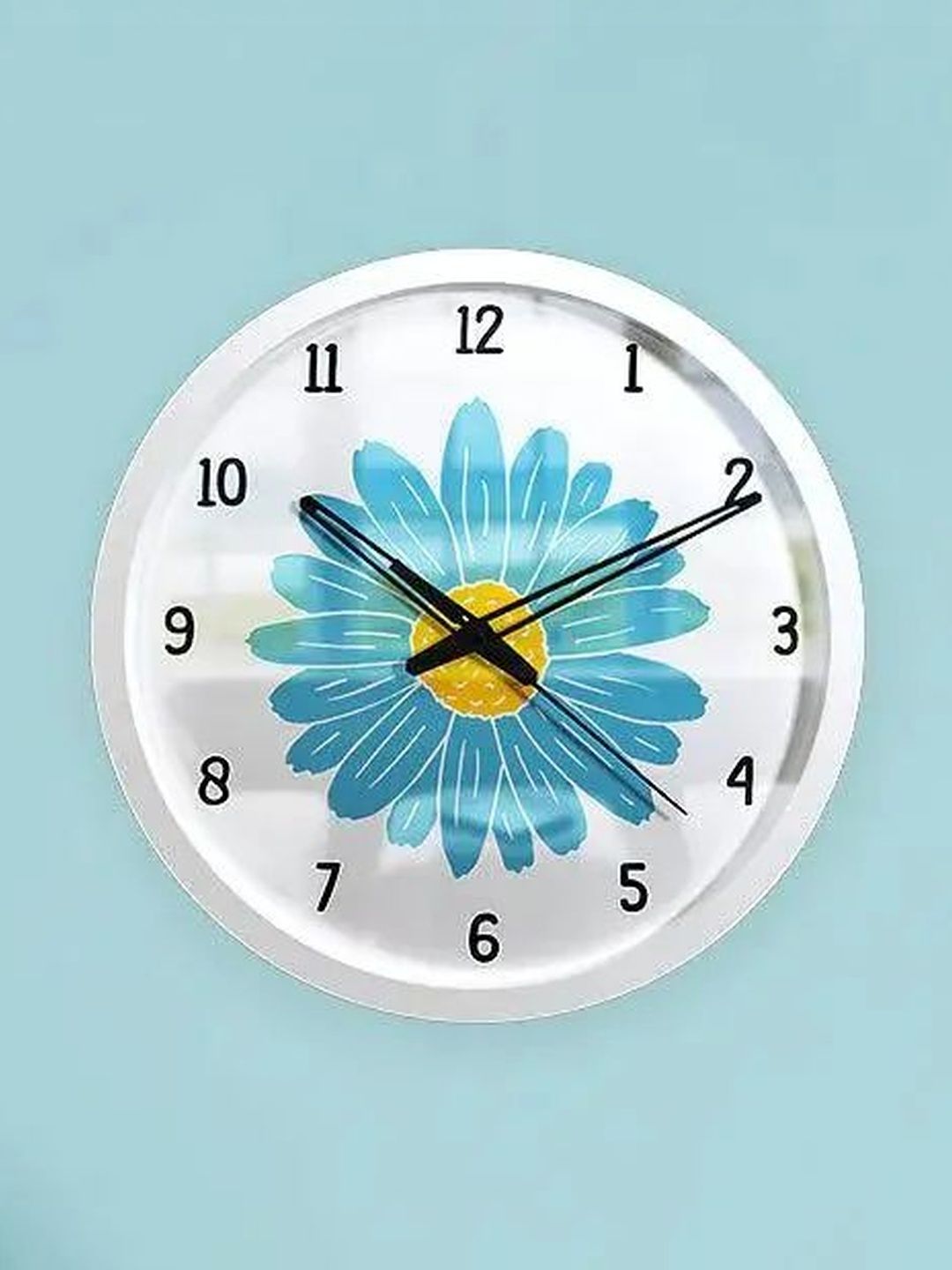 DECORSMANTRA Multicoloured & White Printed Contemporary Wall Clock-picture-12
