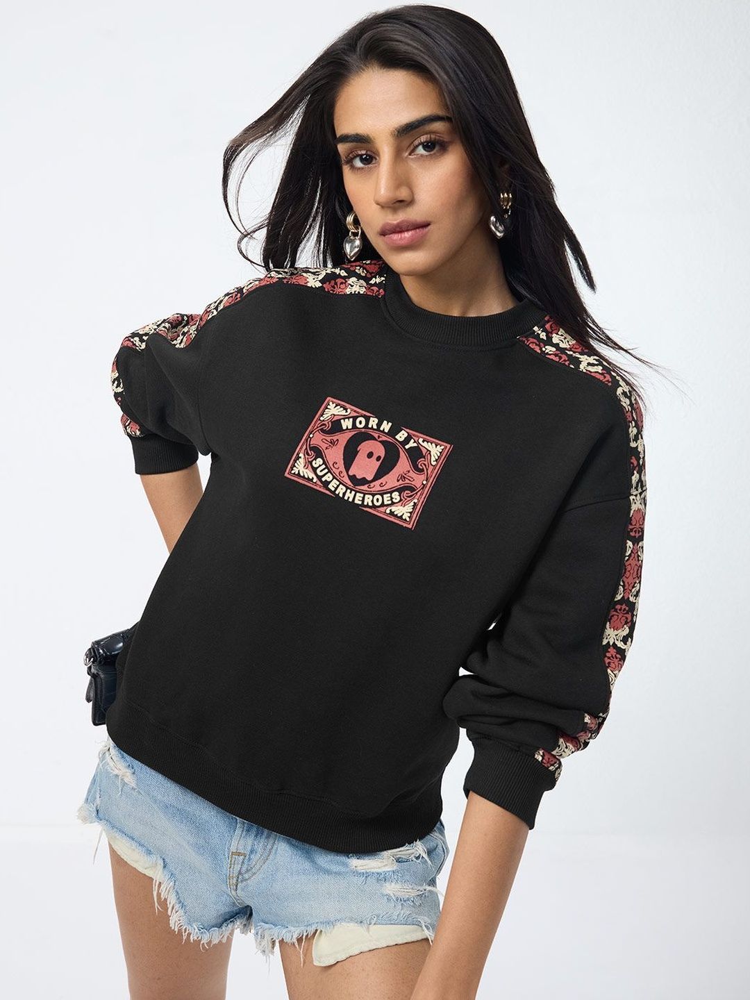 The Souled Store Women Printed Sweatshirt-picture-27