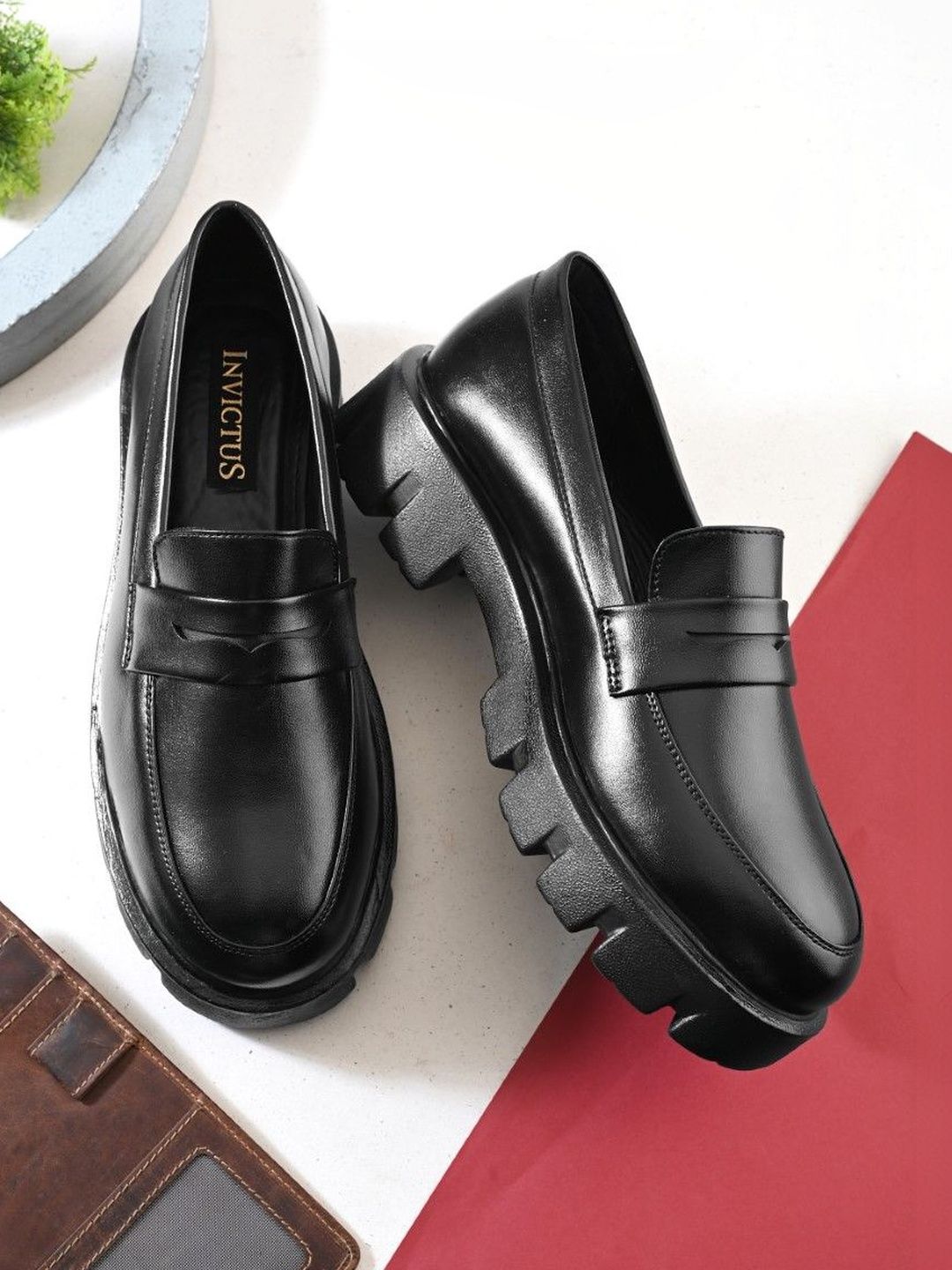 INVICTUS Men PU Loafers-picture-35