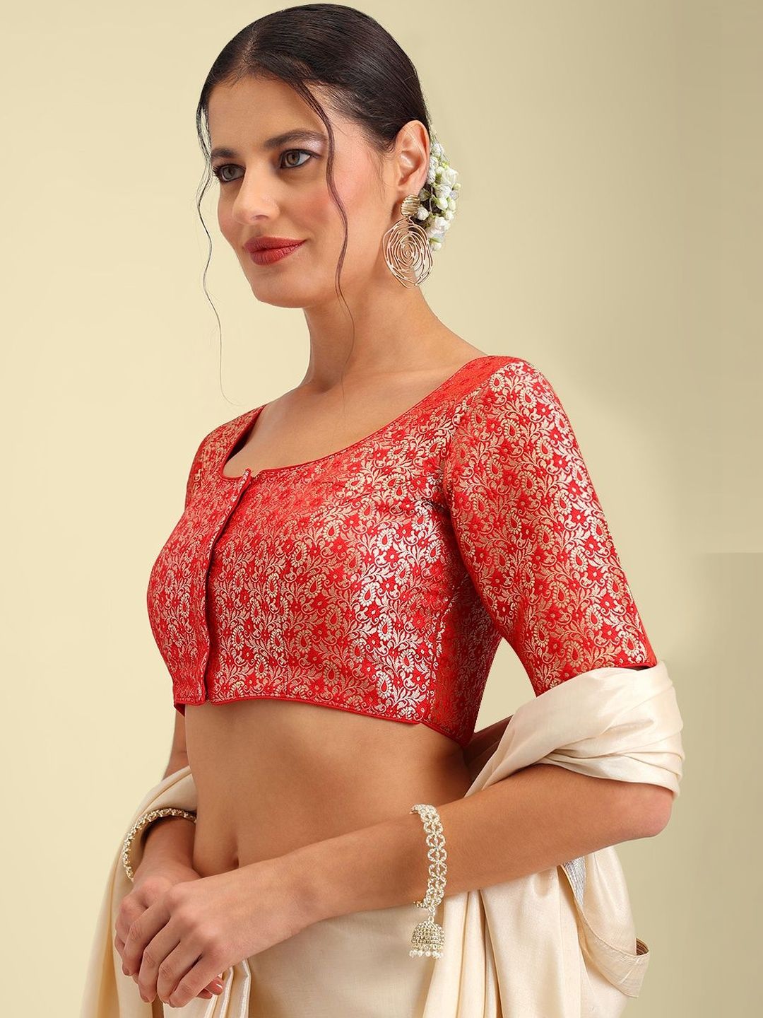 Niraha Woven Design Saree Blouse-image-39