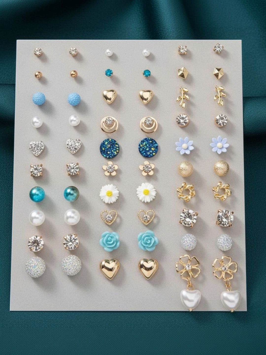 DressBerry Geometric Studs Earrings-picture-30