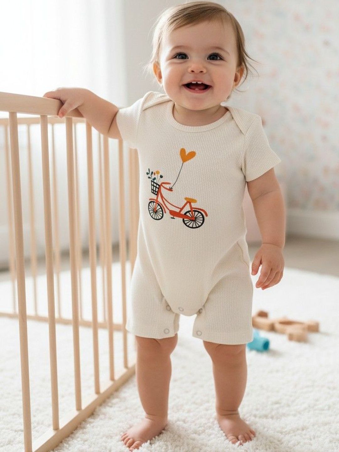 Moda Rapido Infant Girls Cotton Rompers-picture-34