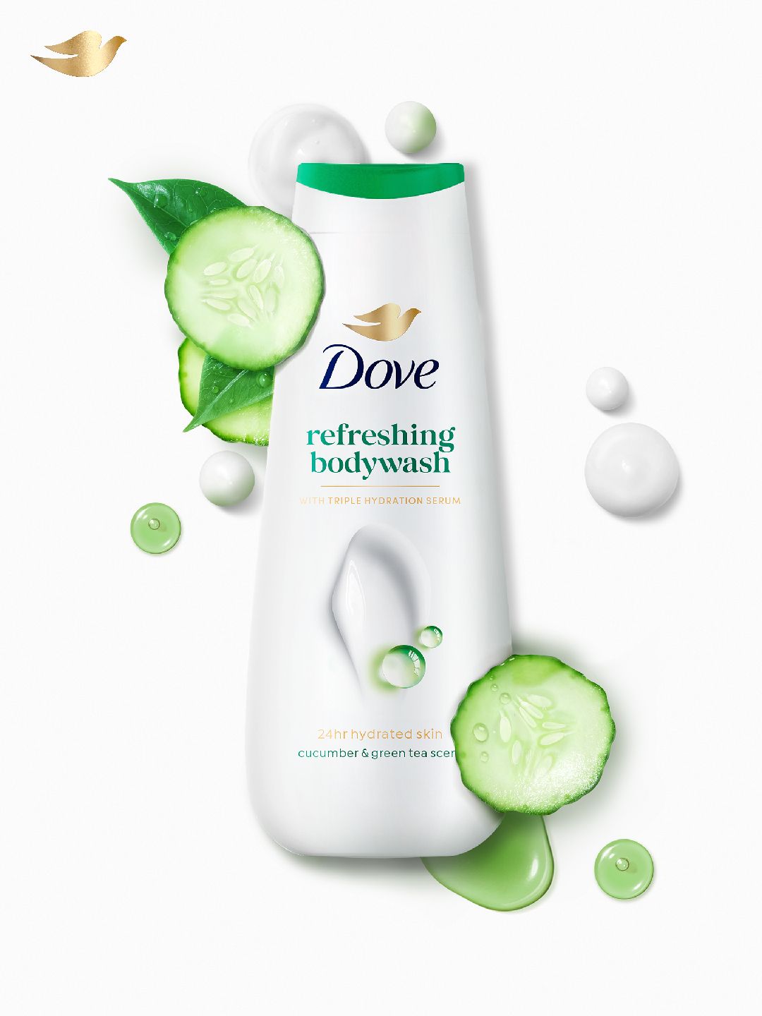 Dove Go Fresh Nourishing Body Wash with Cucumber & Green Tea Scent - 300 ml-image-24