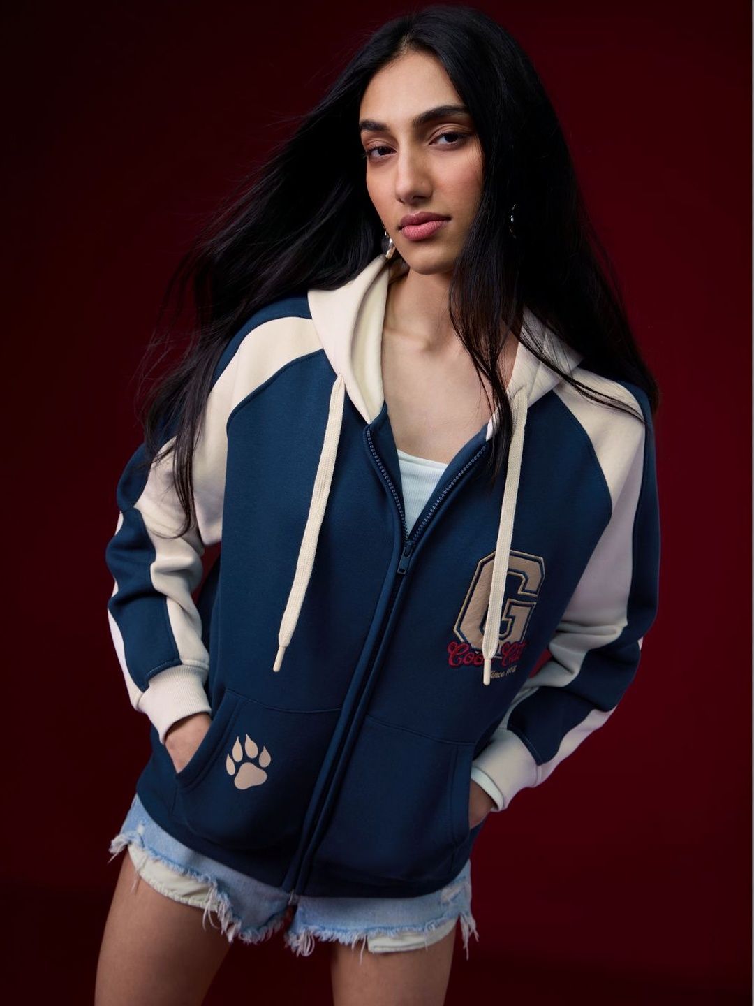 The Souled Store Women Printed Hooded Sweatshirt-picture-31