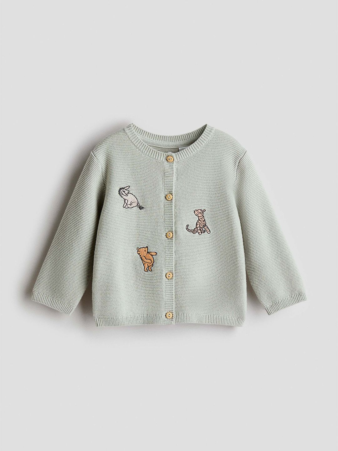 H&M Appliqud Cotton Cardigan-picture-51