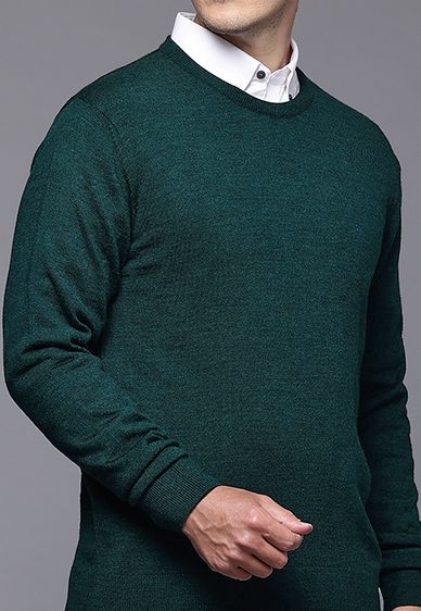 Buy Raymond Round Neck Formal Pullover - Sweaters for Men 37440792 | Myntra