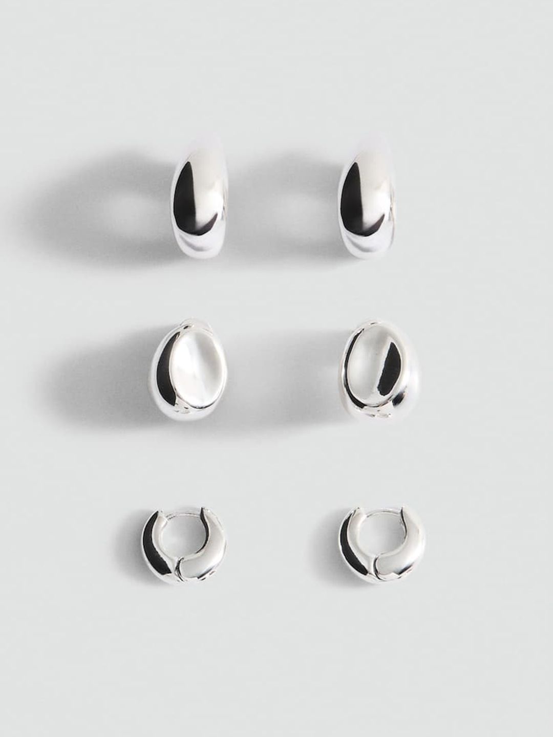 MANGO Set of 3 Contemporary Earrings-picture-41