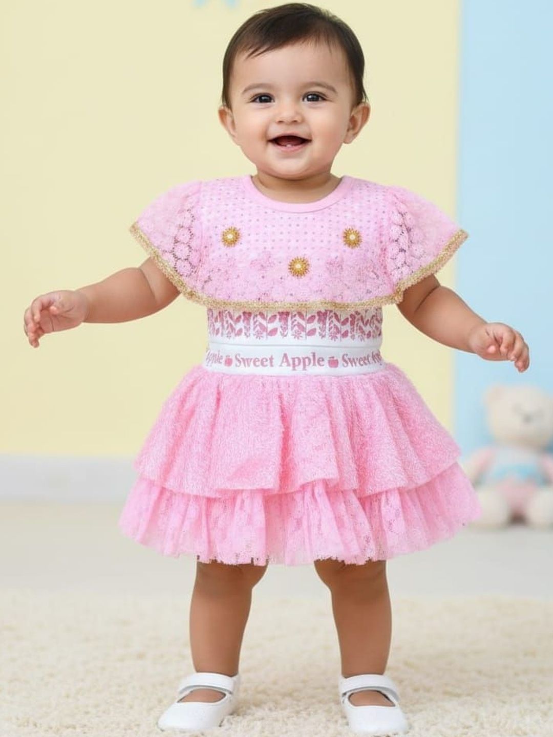 NEW GEN Girls Embellished Top with Skirt-image-49