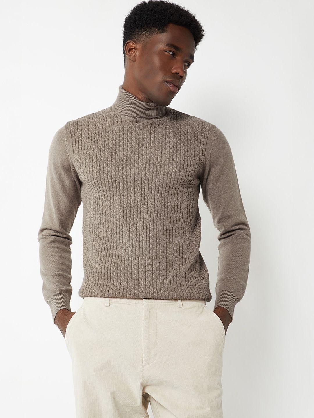 max Men Cable Knit Pullover-image-7