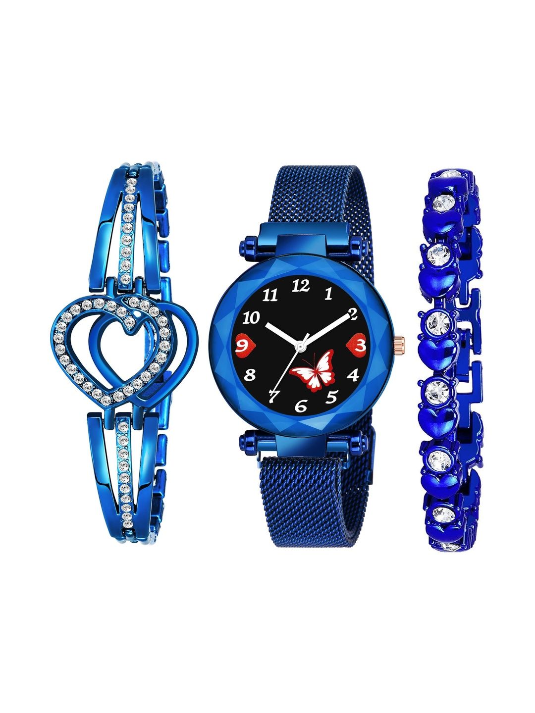 mivaan Men Printed Dial & Stainless Steel Bracelet Style Straps Analogue Watch Fastrack-White-picture-36