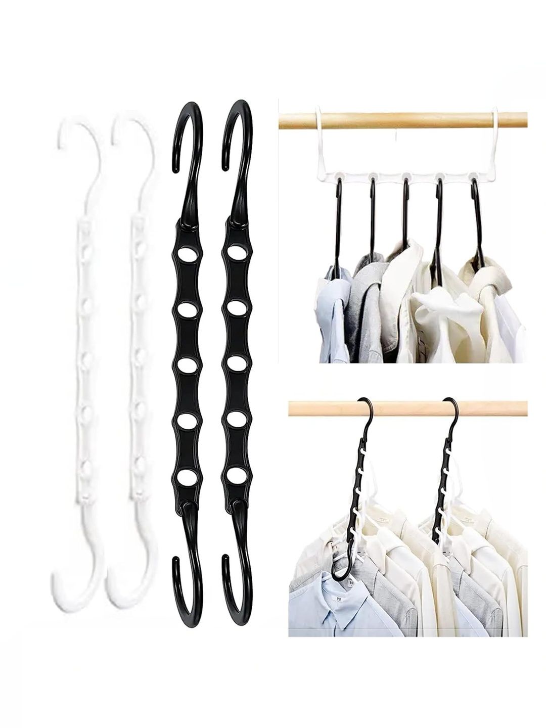 AUGEN 5 Pieces 5-in-1 Magic Clothes Hangers-picture-48