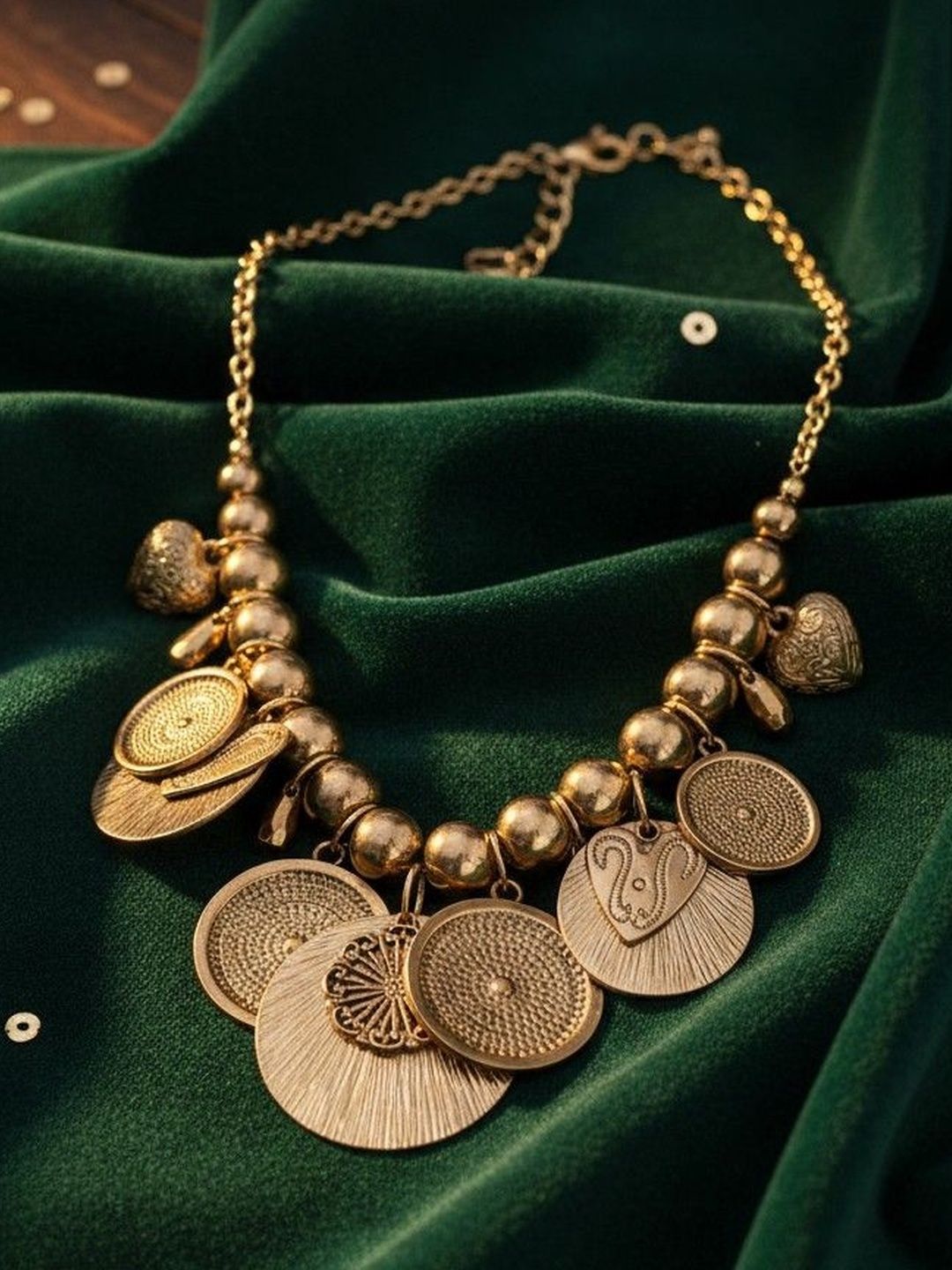 The Pari Gold-Plated Bohemian Necklace-picture-43