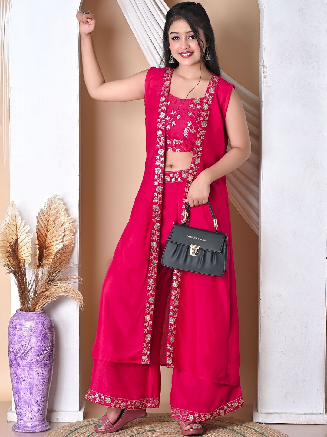 SPAMitude Girls Top with Palazzos-picture-19