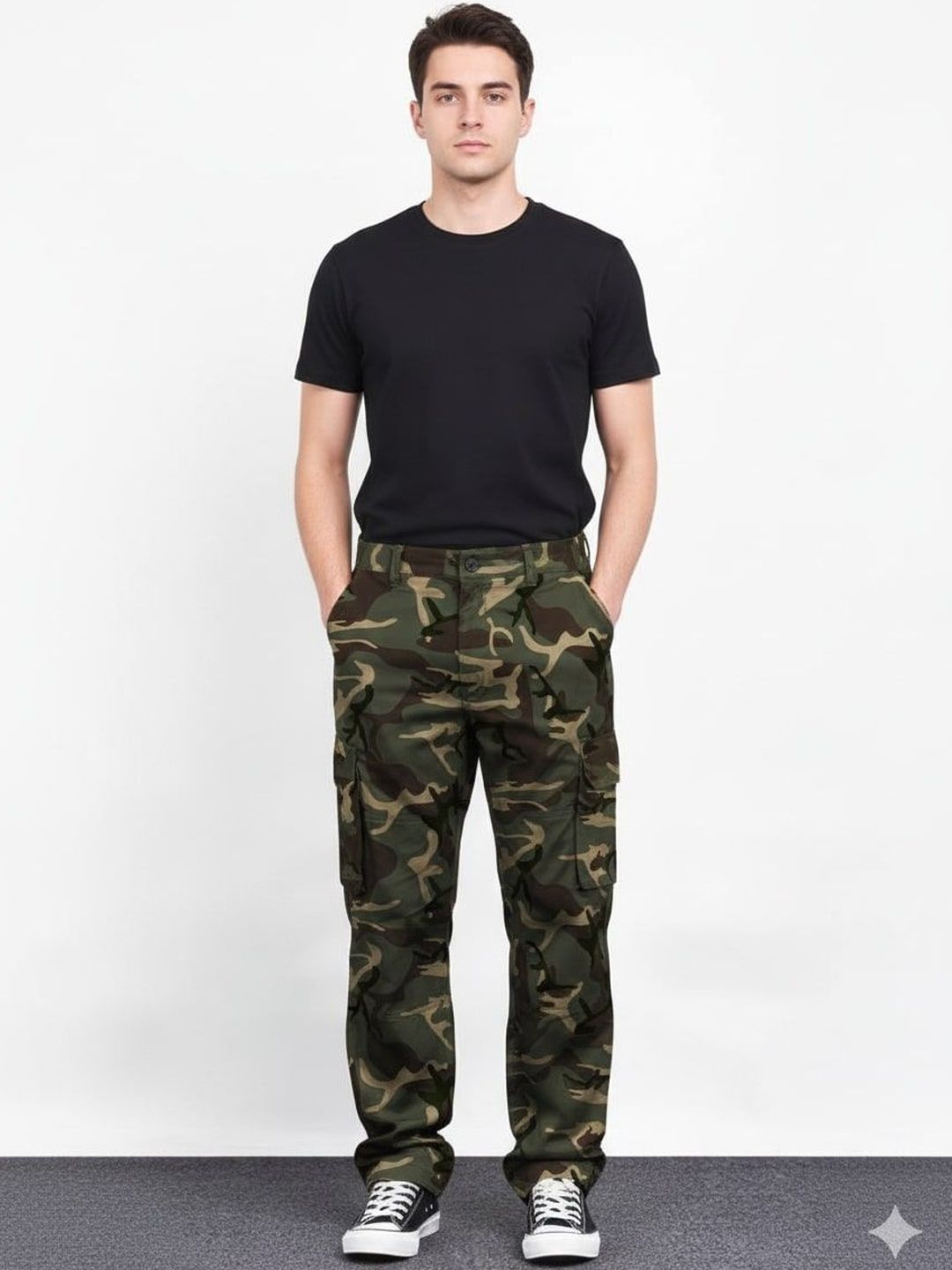 R.Code by The Roadster Life Co. Men Printed Trousers-picture-55