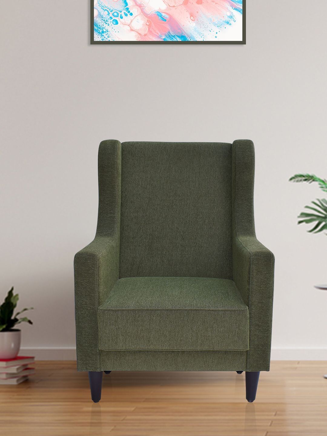 ARRA Green Single Seater Lounge Chair