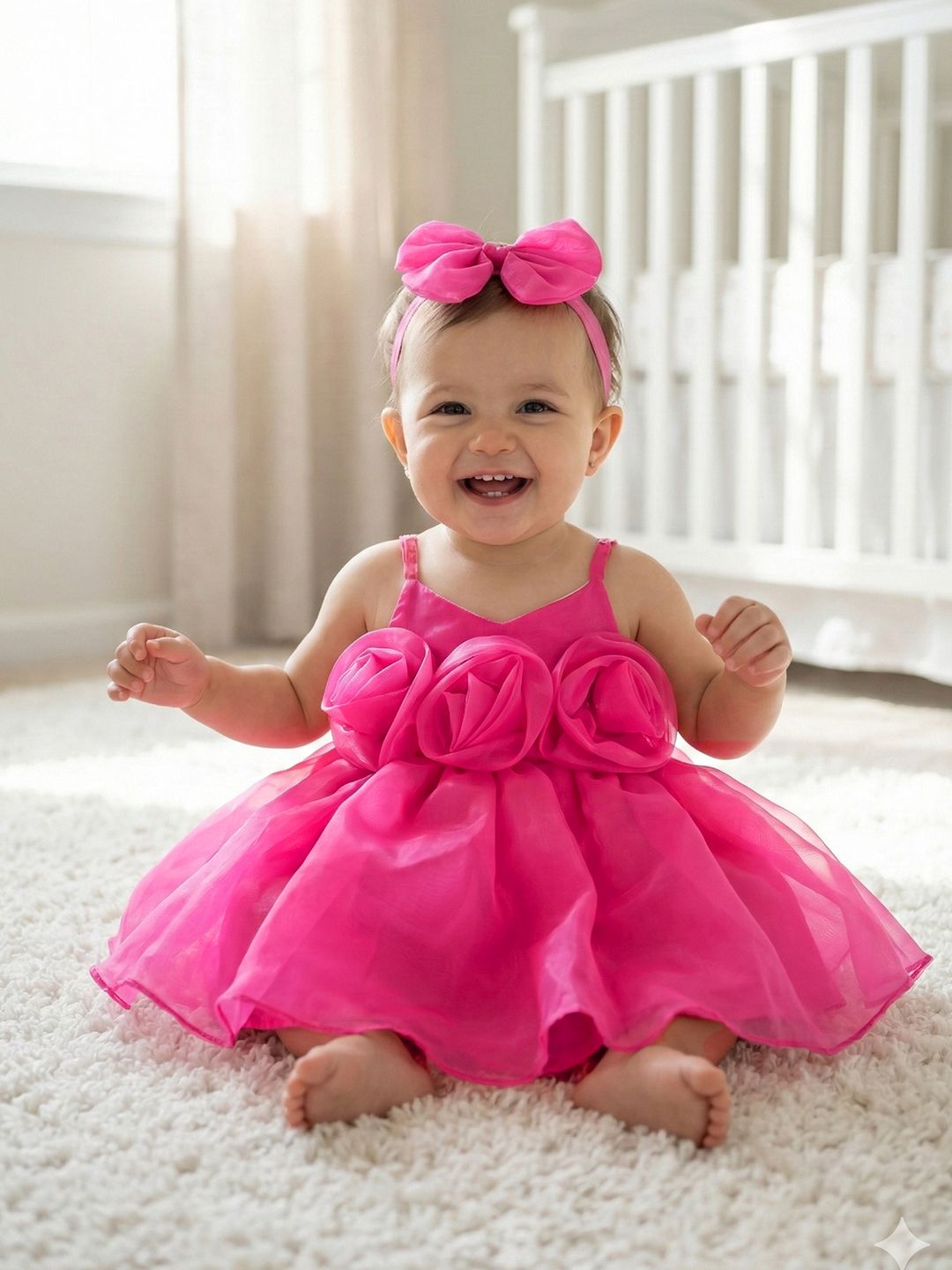 YK Infants Self Design Fit & Flare Dress-picture-45