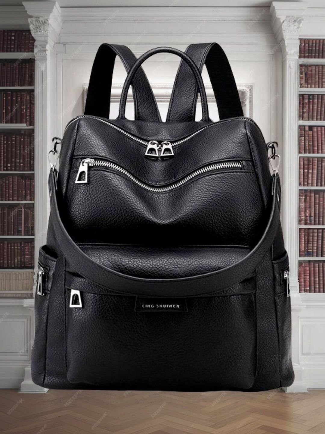 womenbuzz Women Brand Logo Backpack-picture-29