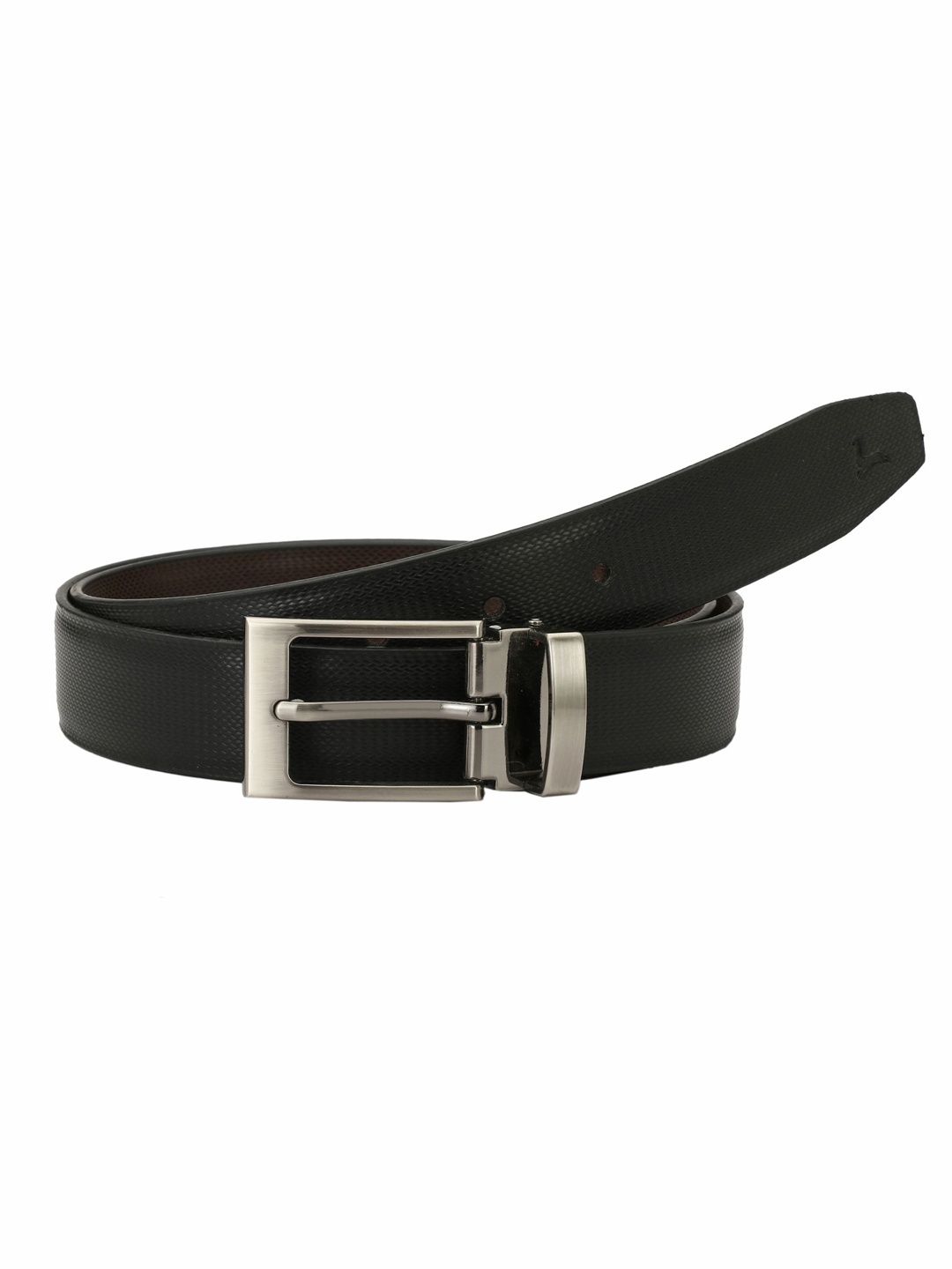 Pacific Gold Men Textured Reversible Formal Belt-picture-26