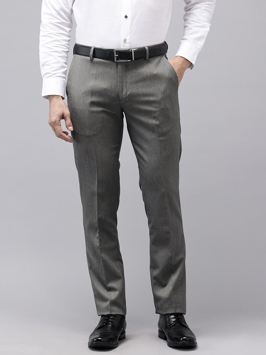 Arrow Men Tailored Fit Formal Trousers-picture-19