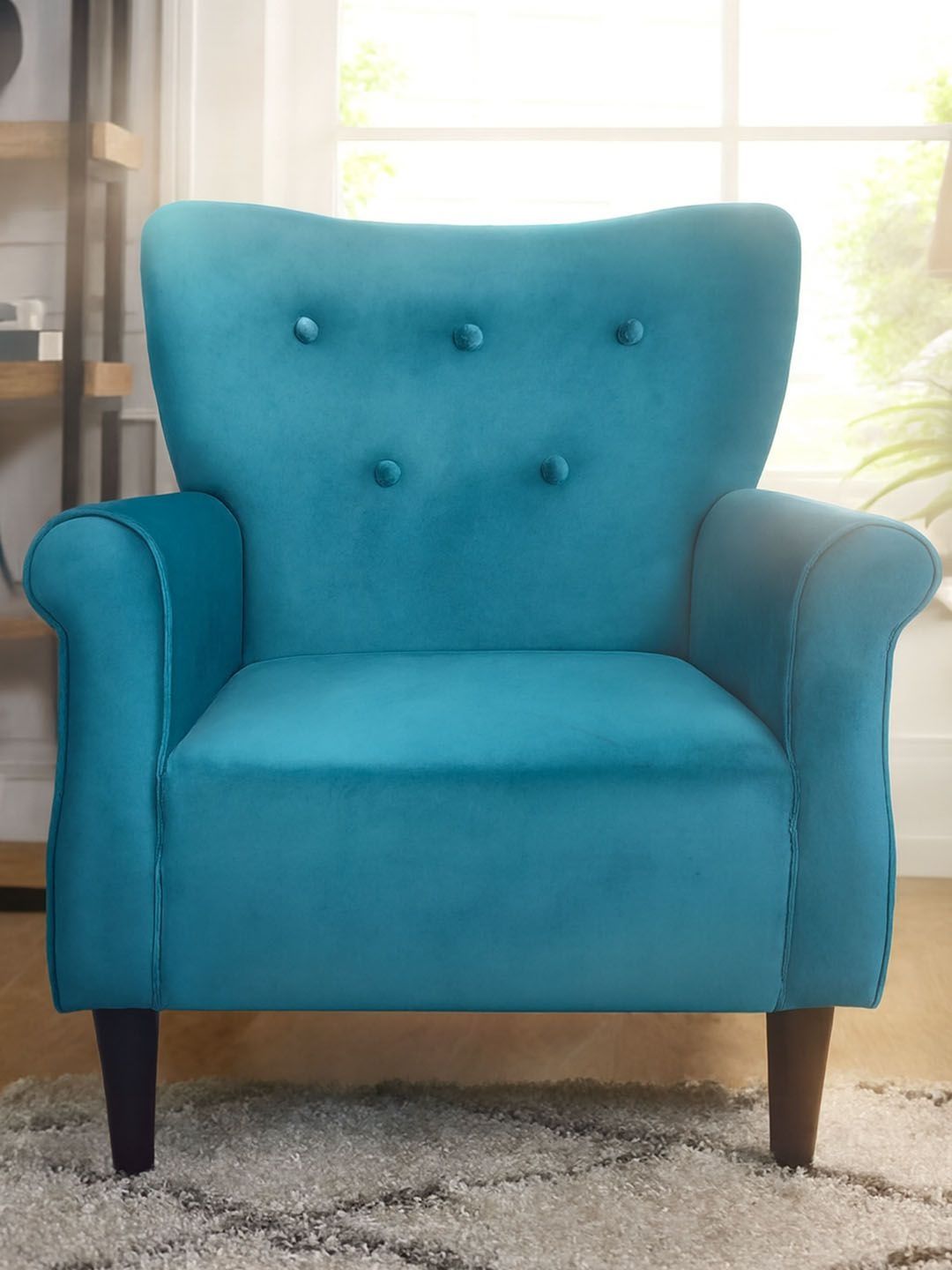 ARRA Green Single Seater Lounge Chair-picture-24