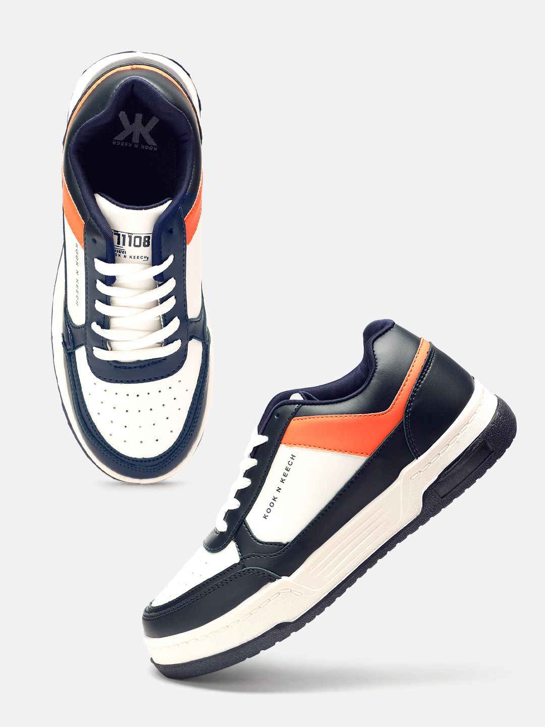 Kook N Keech Men Colourblocked Everyday Sneakers-picture-25