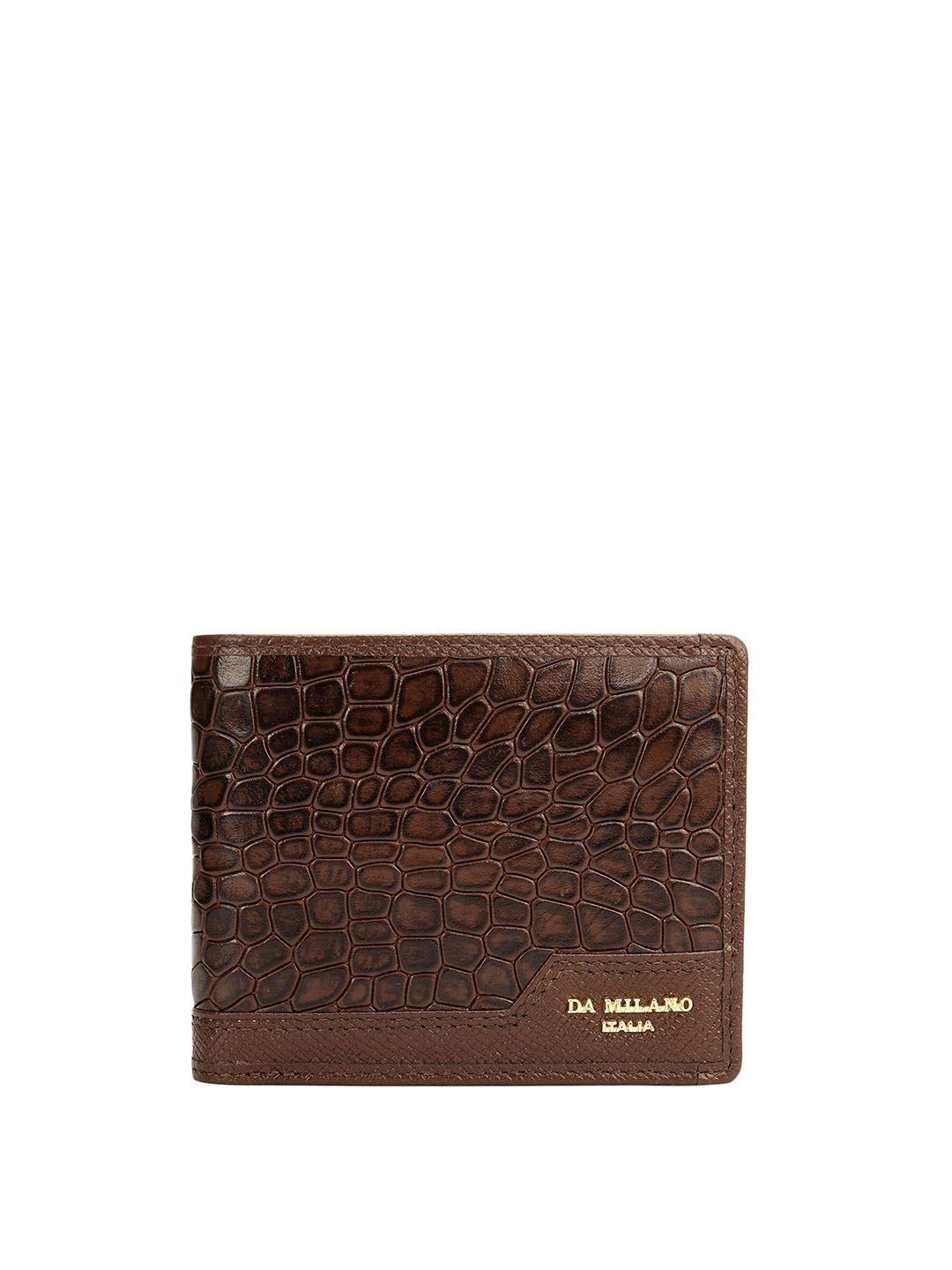 Da Milano Men Textured Leather Two Fold Wallet-picture-27