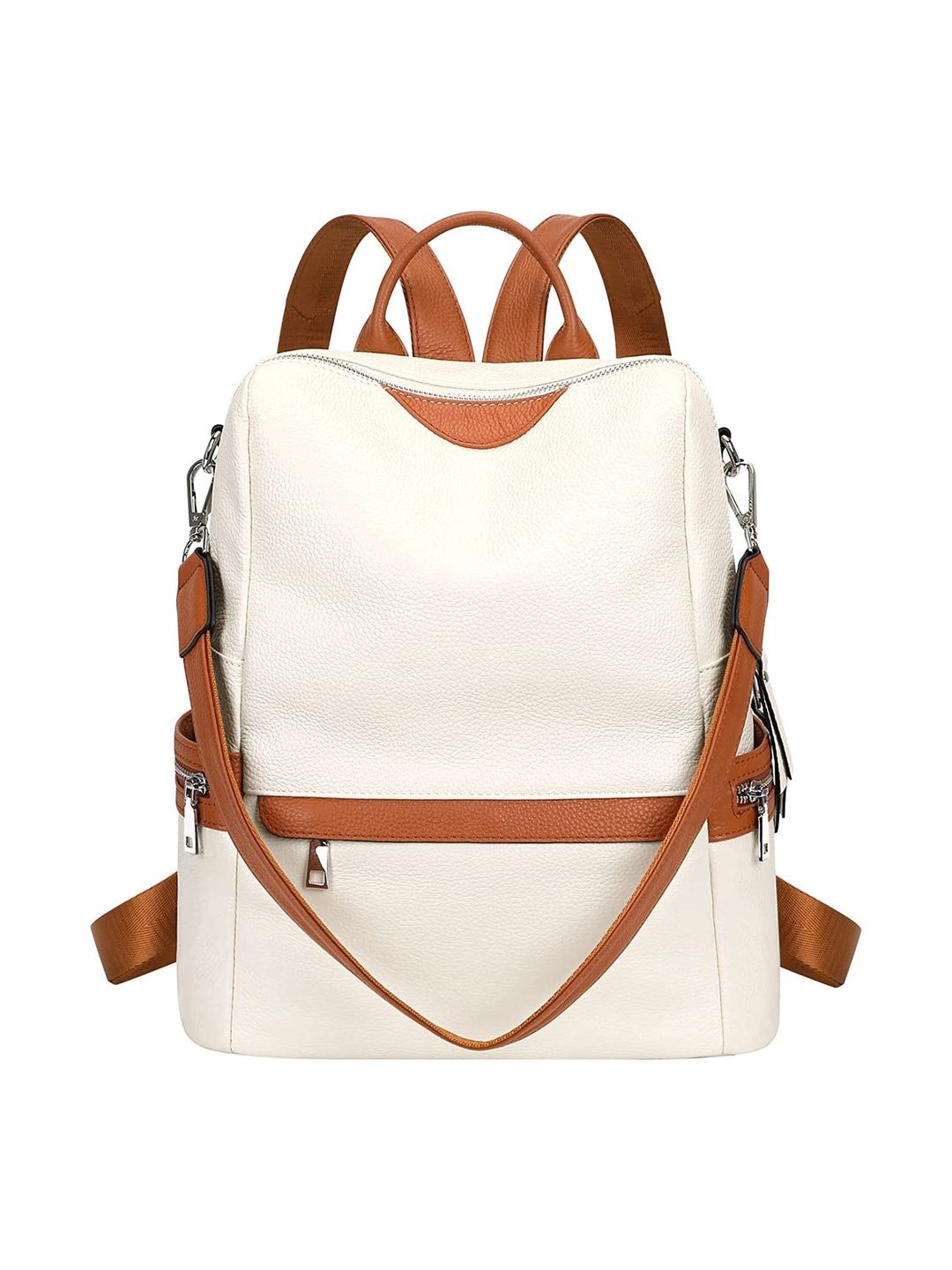 womenbuzz Women Contrast Detail Backpack-picture-33
